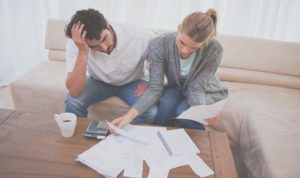 couple who cannot pay their bills